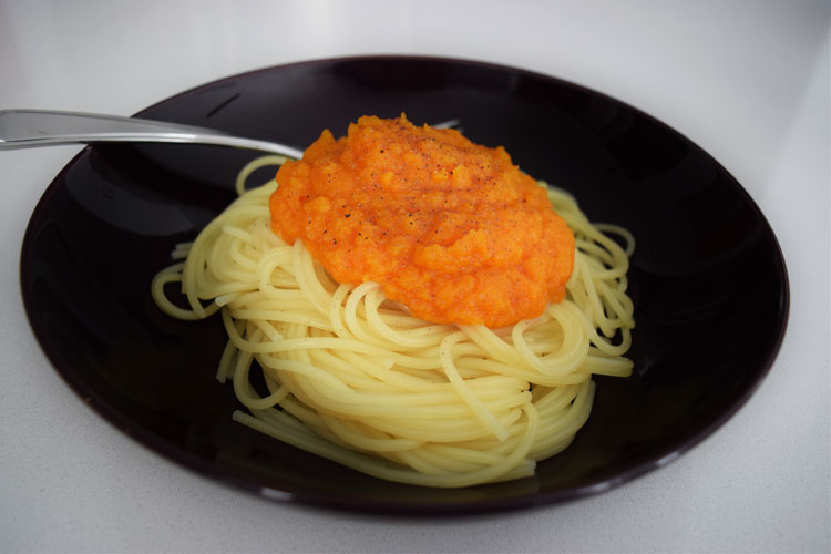 Sauce à la courge butternut